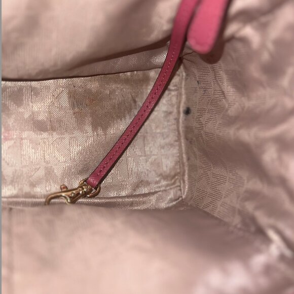 Michael Kors Red Studded Women's Bag - Picture 7 of 8